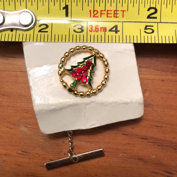 Christmas Tree Tie Tac - Picture 2 of 4